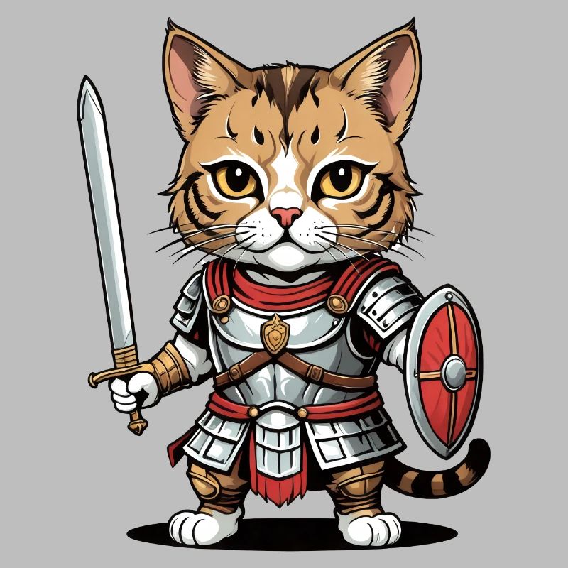 Chat Guerrier Romain Chat Cadeau
