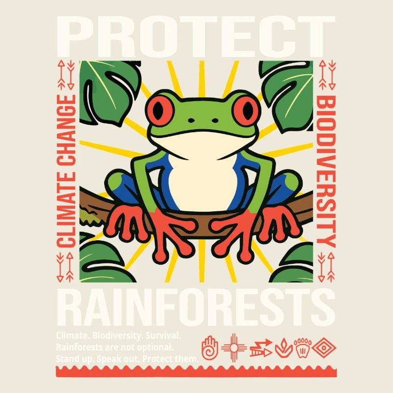 Protect Rainforests-Environmental Awareness