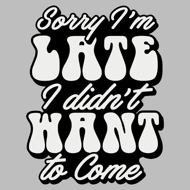 Ironic text design for disarmed humor