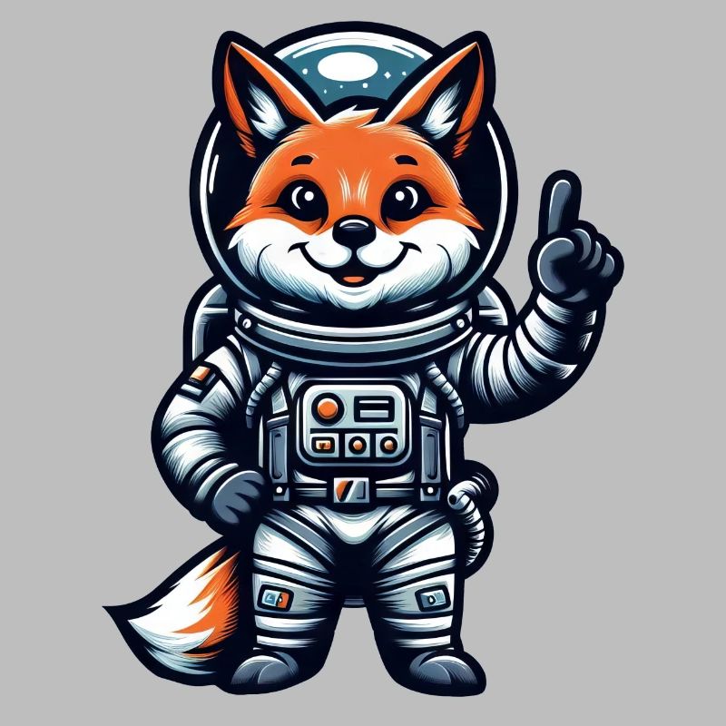 Astronaut Fox Space Cosmonaut Universe