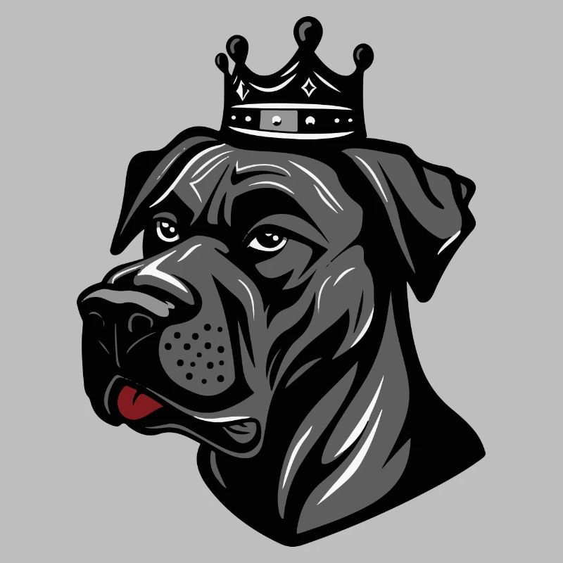 Great Dane Hund Krone