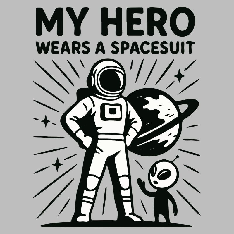 Héros de l’espace en combinaison spatiale
