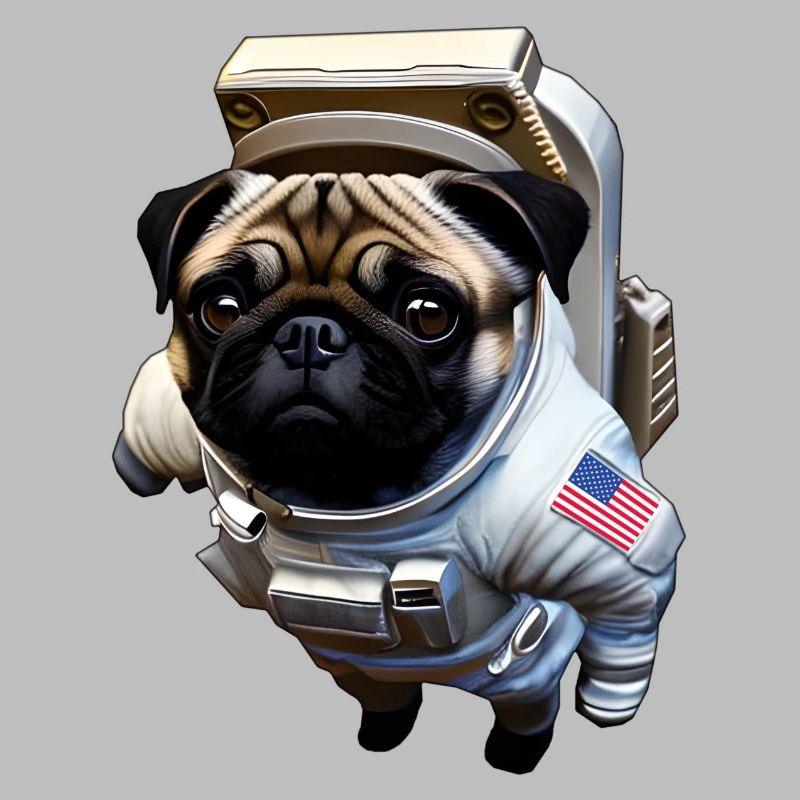 Carlin flottant dans l’espace