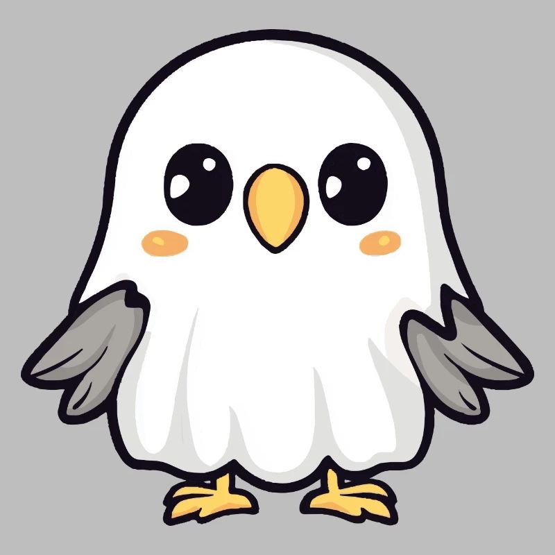 Eagle Halloween Comic Ghost