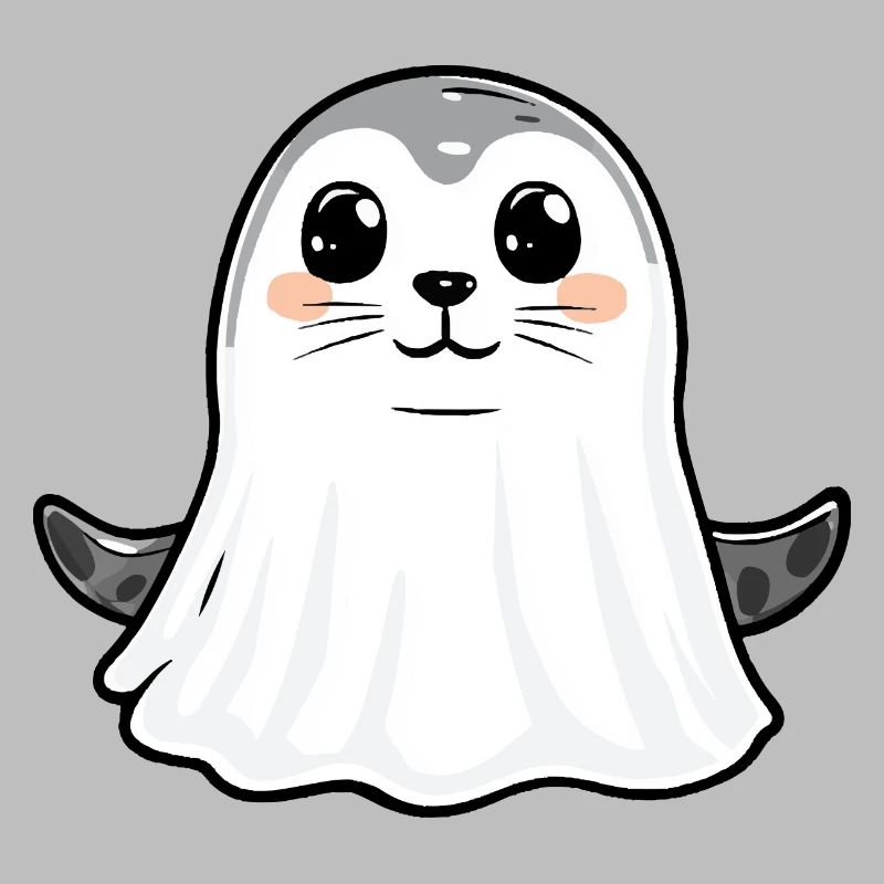 Robbe Tier Halloween Comic Geist