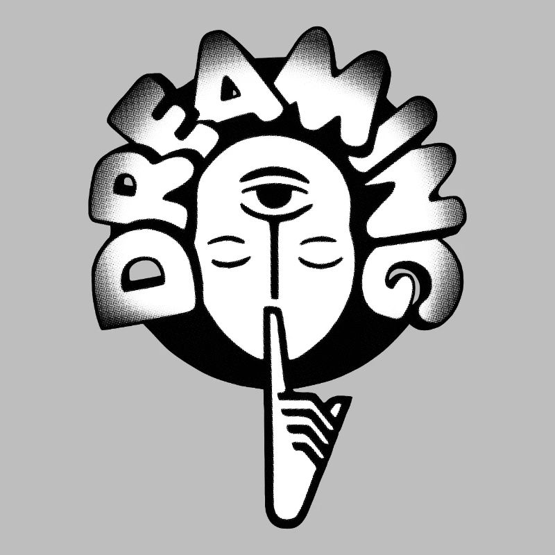Psst! dreaming dreamer retro sleep dreaming comic