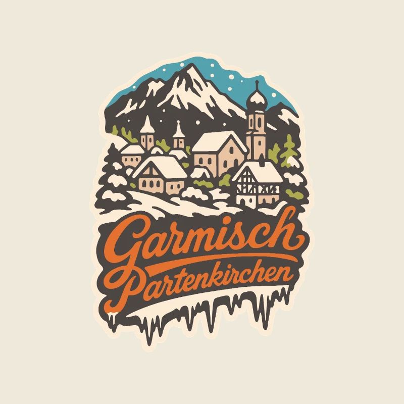 Bavarian Alps Garmisch Winter