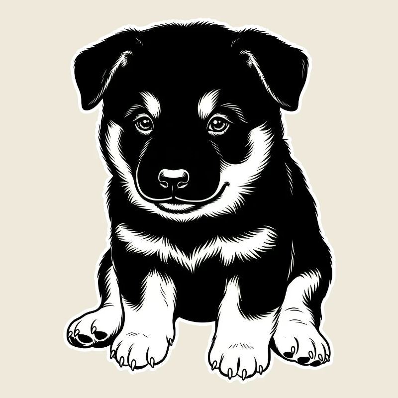 Eurasier | Chiot noir | Chiot