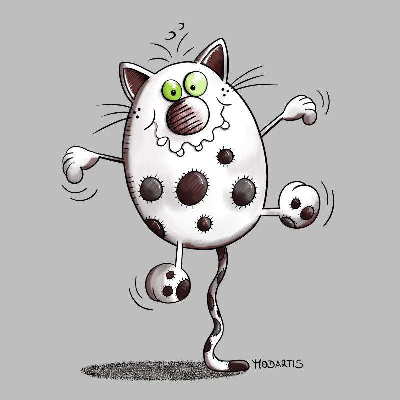 Katze ist Fit