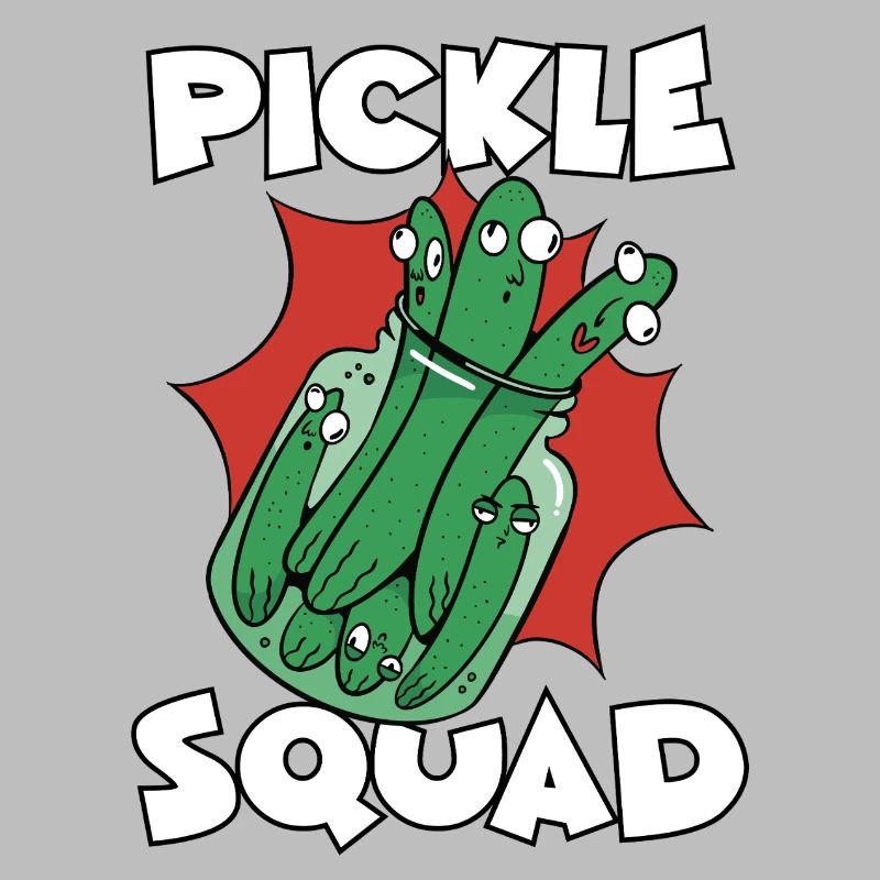 Équipe de concombres Pickle Squad Troupe de concombres Pickle Jar