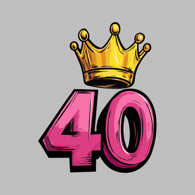 40 Zahl Krone
