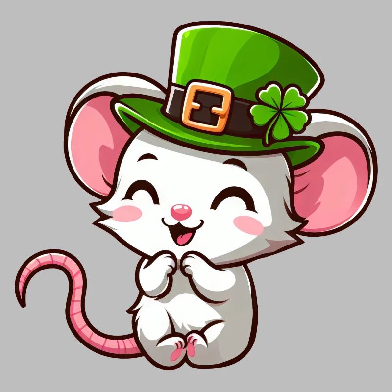 Célébration de la souris de la Saint-Patrick