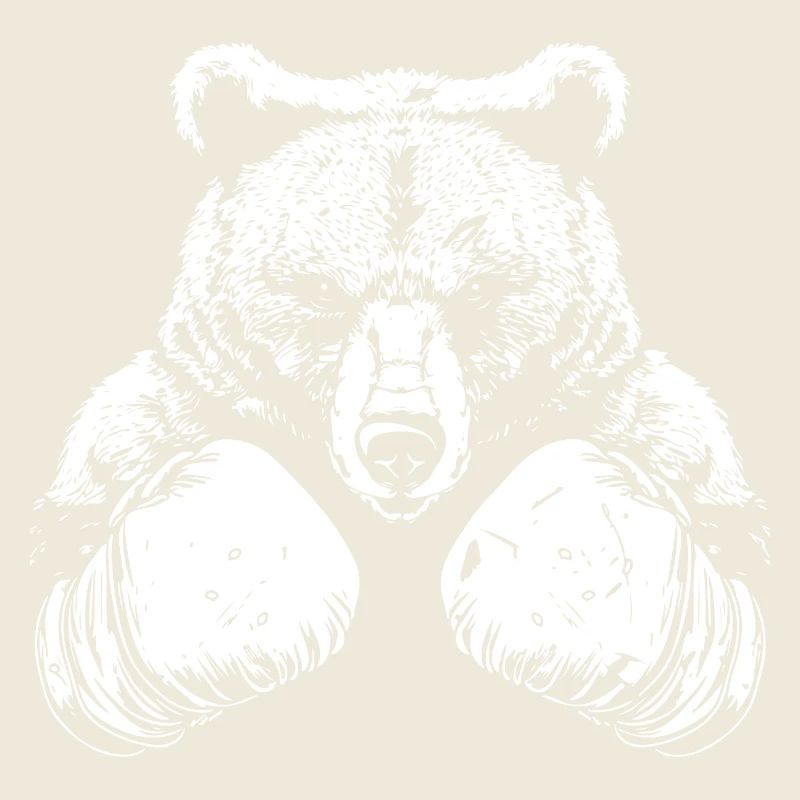 Grizzly Bear Boxing Fighter MMA