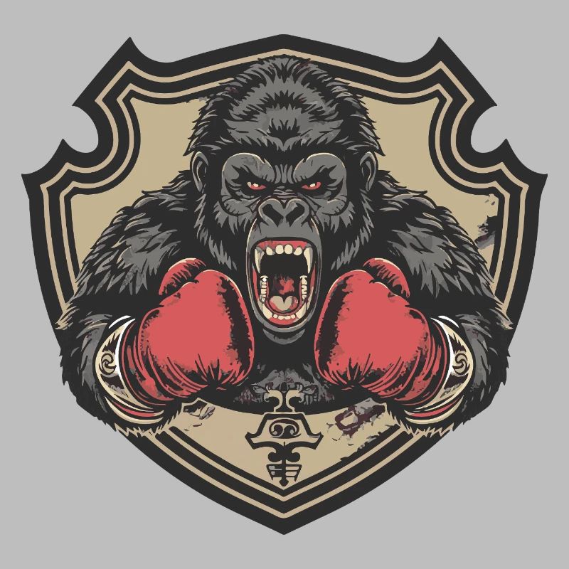 Gorilla Boxer MMA Logo