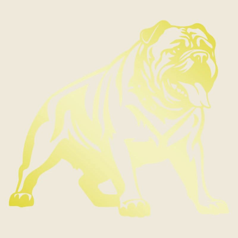 Bulldogg Hund Silhouette