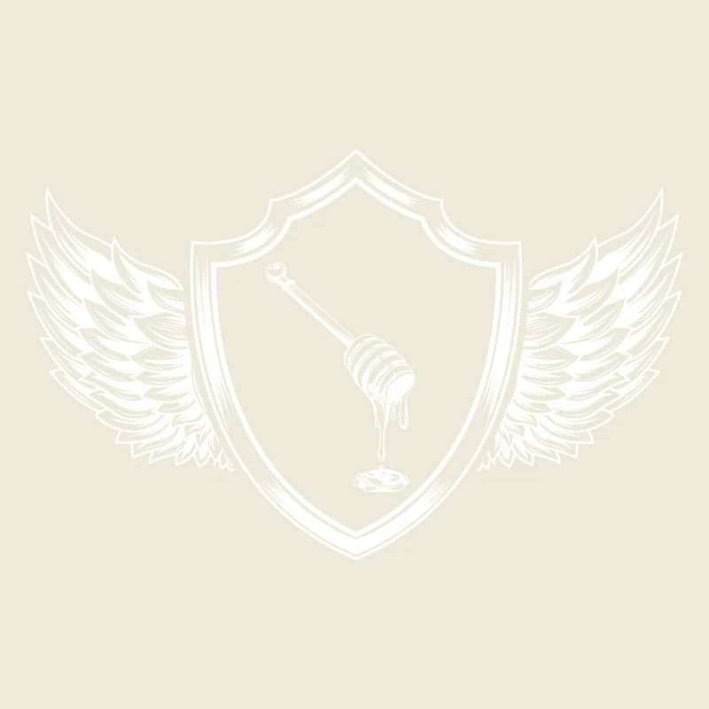 Stick chisel coat of arms beekeeper