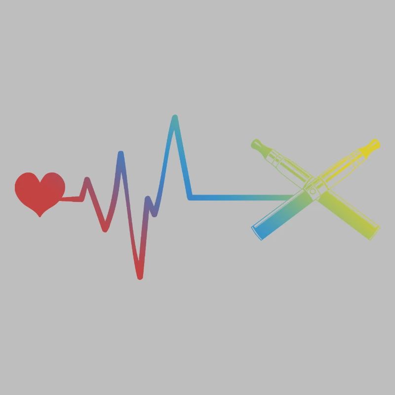 E-cigarette pulse heartbeat