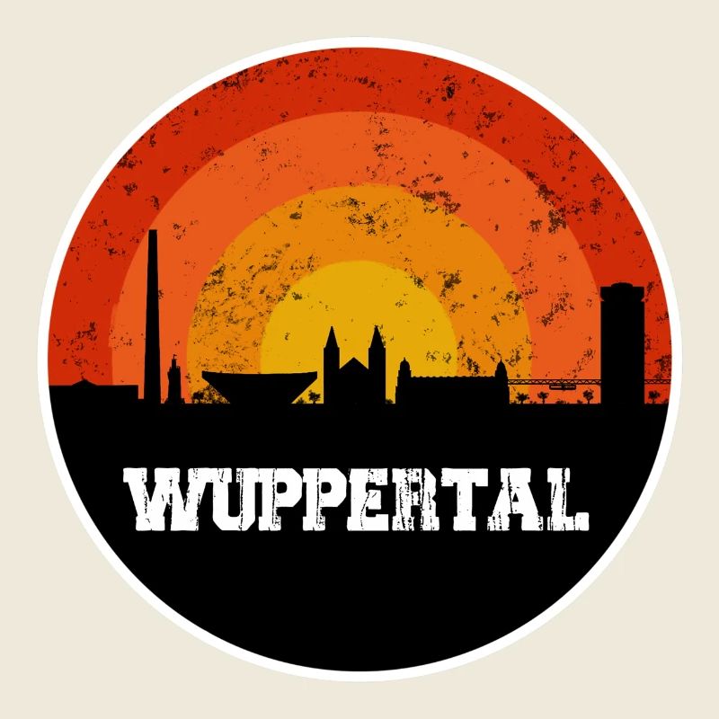 Wuppertal Skyline (Lights out)