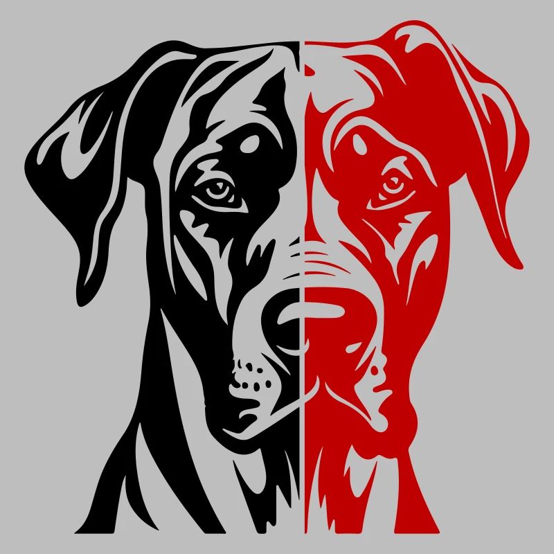Great Dane Hund Kopf