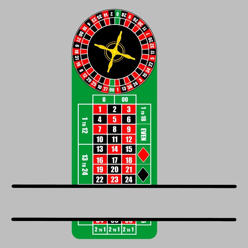 Bannière Roulette Cylinde et Table Casino