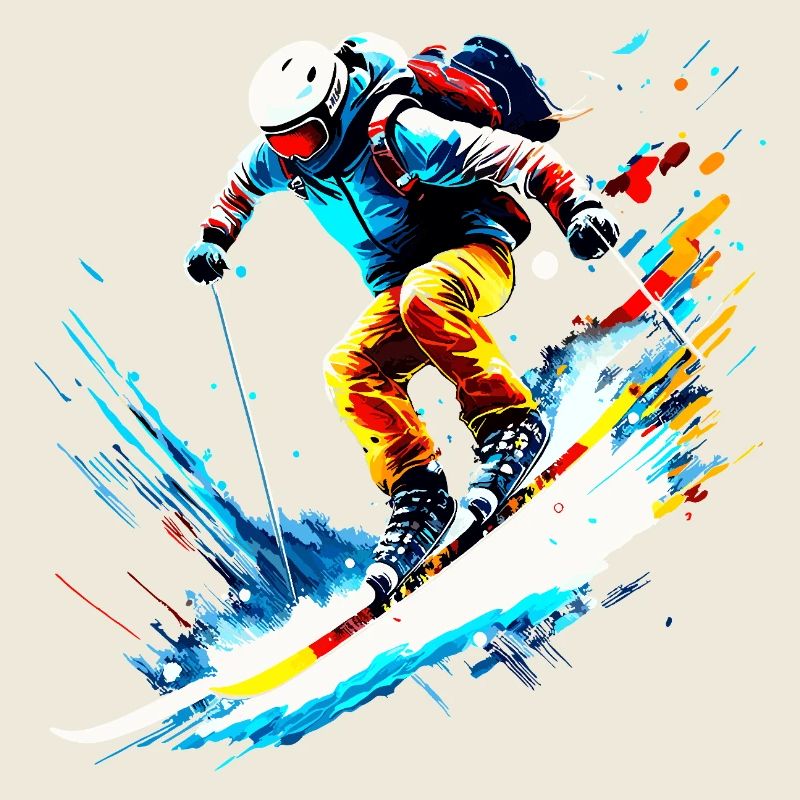 Skifahrer