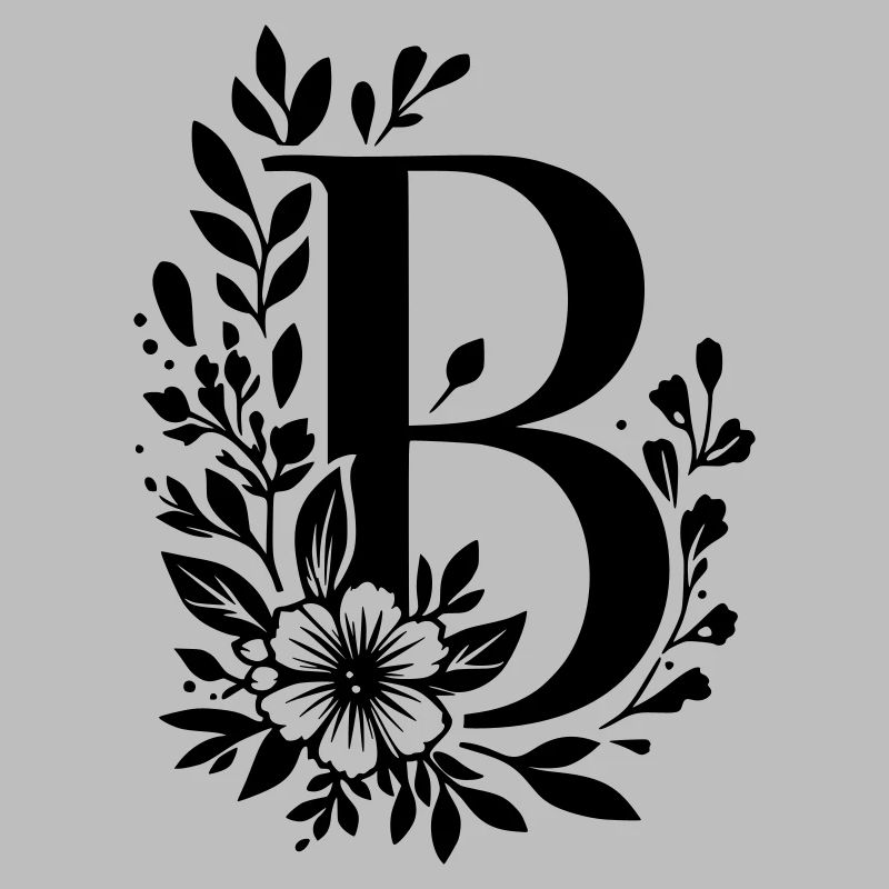 Buchstabe B Blume
