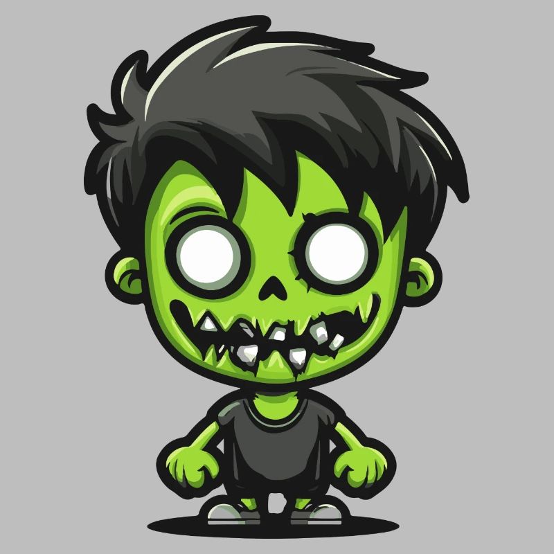 Zombie Halloween Comic