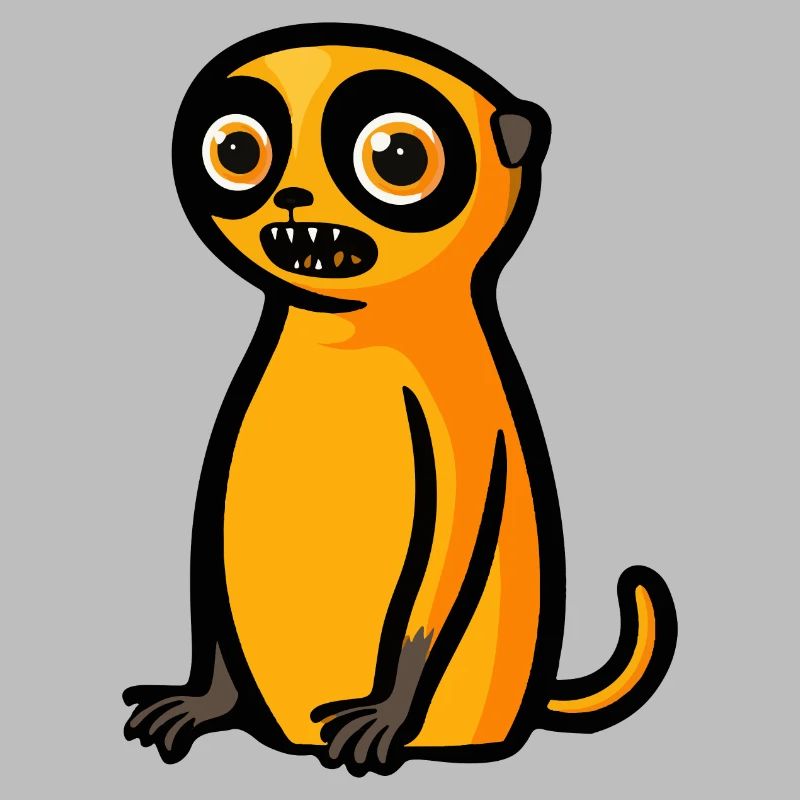 Suricate Halloween Bande dessinée drôle