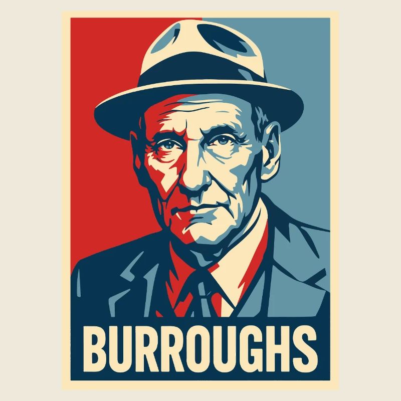 Burroughs Pop Art Portrait
