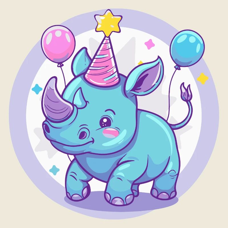 Rhino Birthday Baby