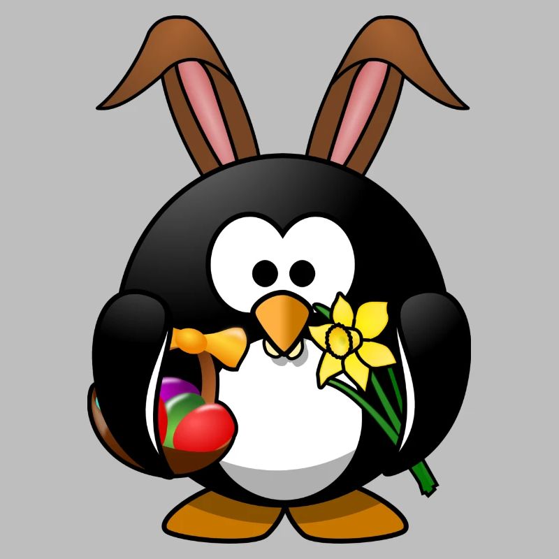 Easter penguin
