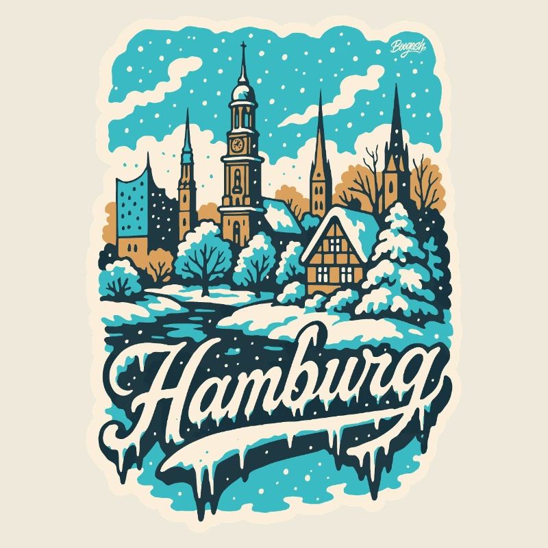 Hamburg Winterlandschaft