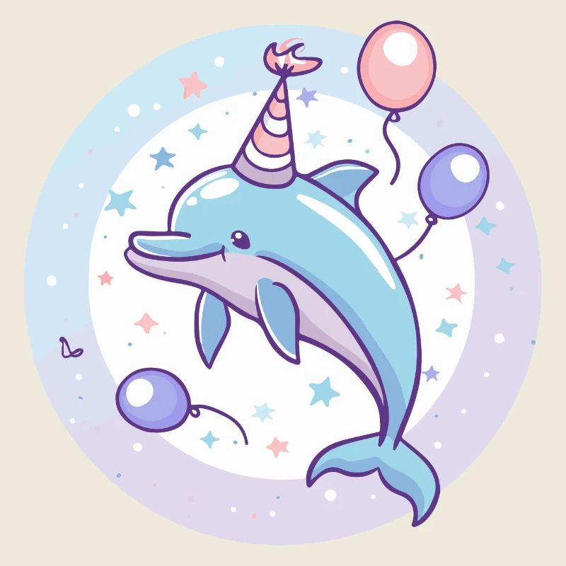 Delfin Geburtstag Baby