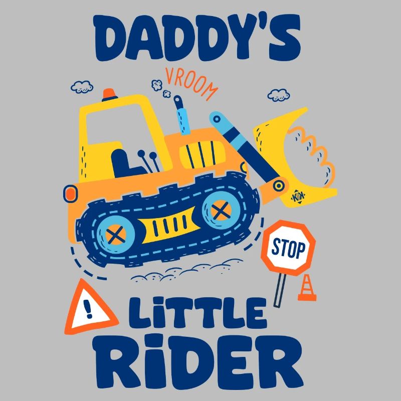 Little Daddy Pilot Baby Bulldozer Baumaschinen