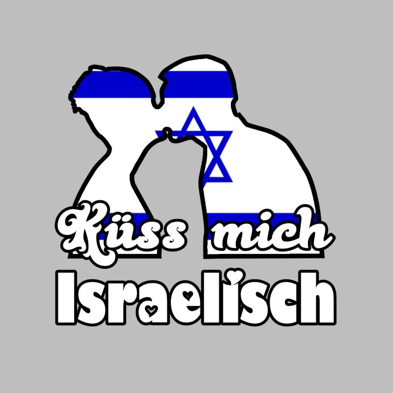 Küss mich Israelisch Geschenk