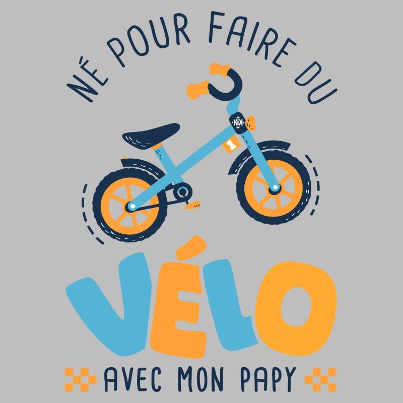 Né pour faire du vélo avec mon papy