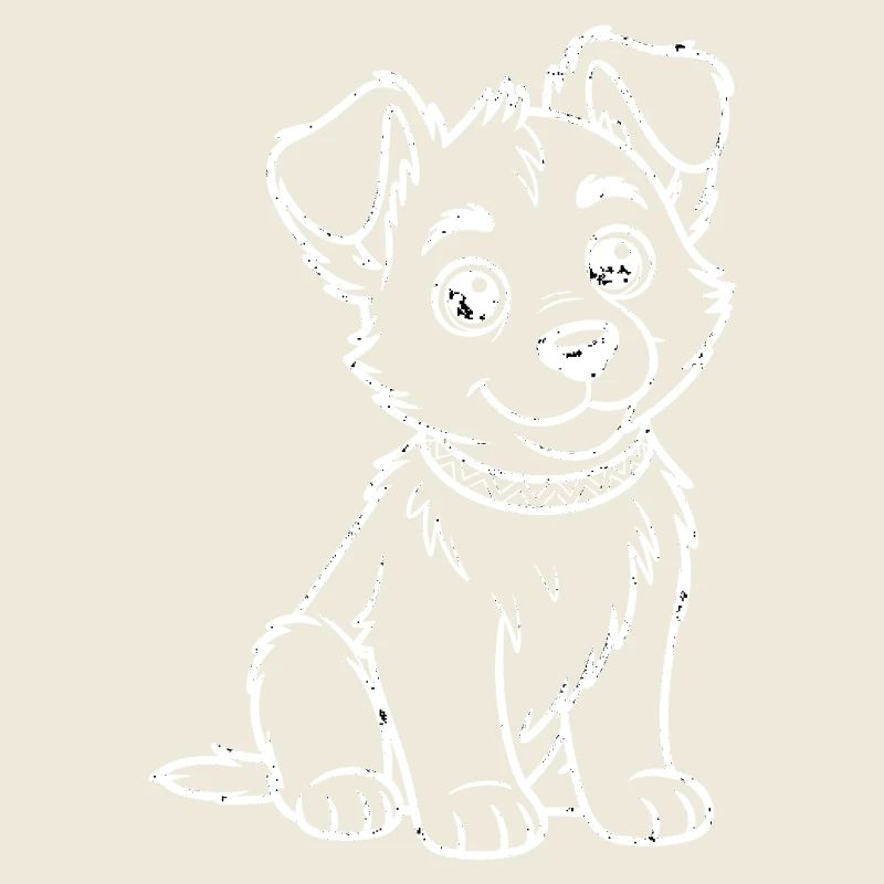 Petit chien au regard souriant