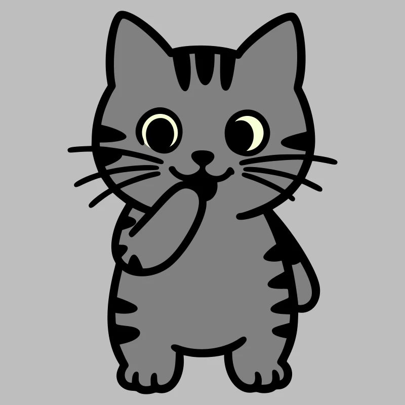 tigerkatze-steht-dreifarbig