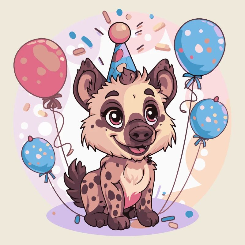 Hyène Anniversaire Bébé