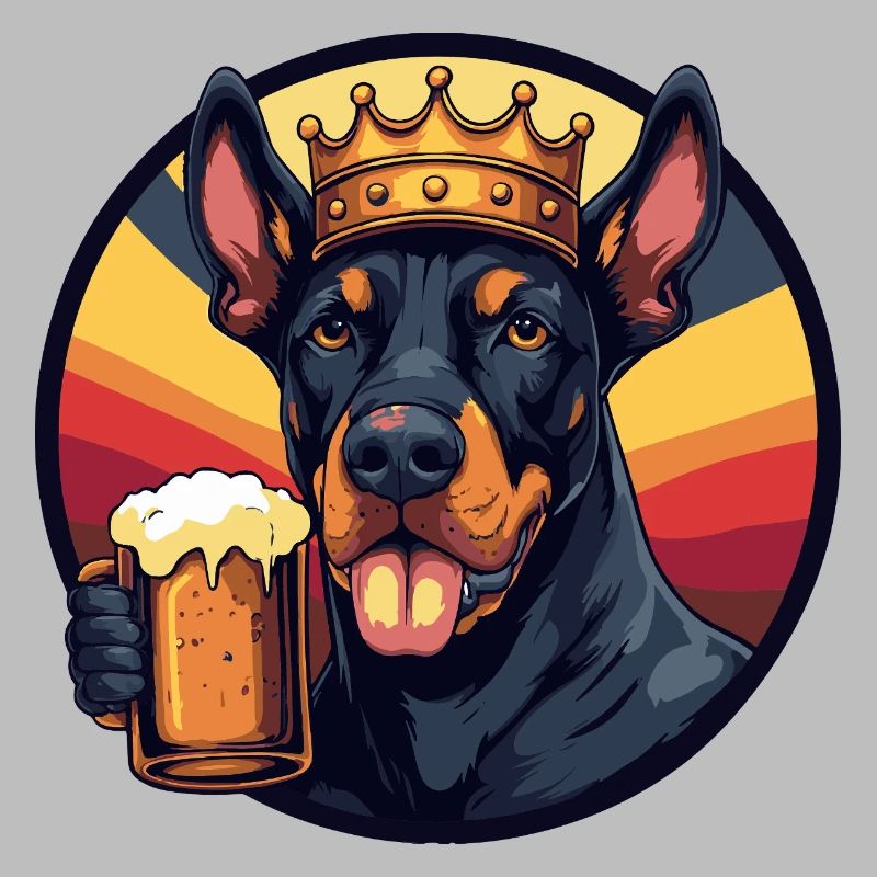Doberman Dog Beer