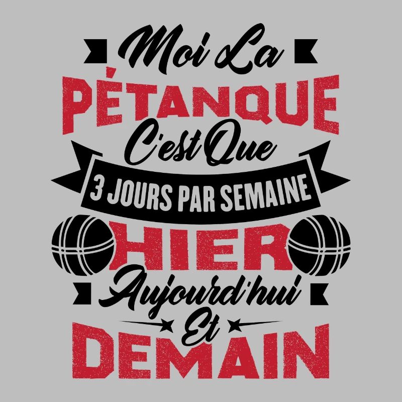 La pétanque c'est que 3 jours par semaine