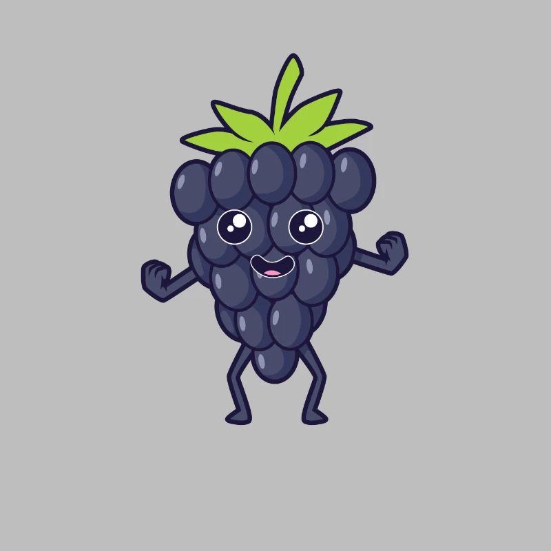 Kawaii Comic Brombeere