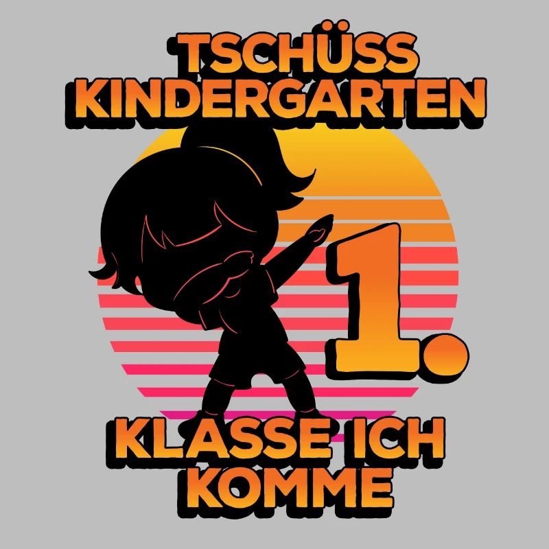 Tschüss Kindergarten 1. Klass Ich Komme
