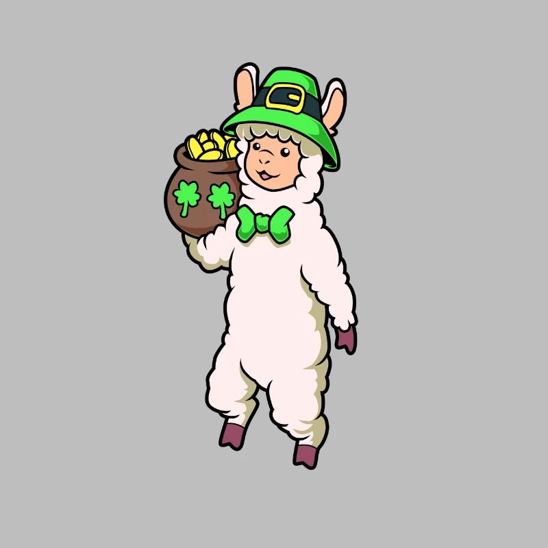 Lama Leprechaun: le lama de St Patrick