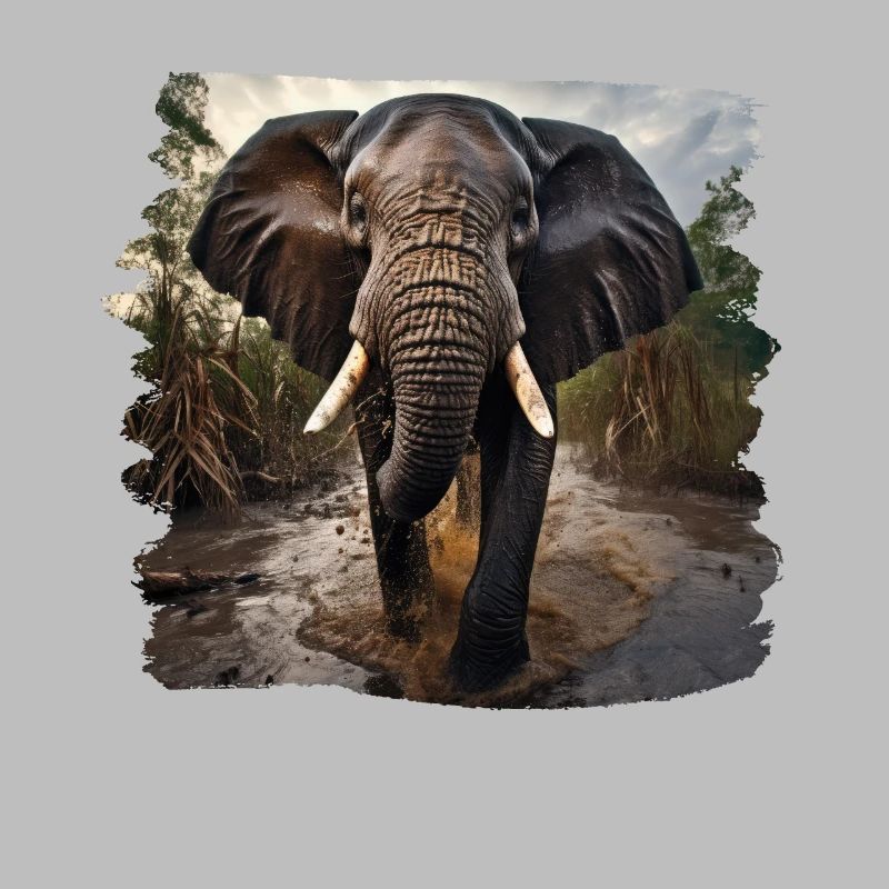 Elephant realistic elephant