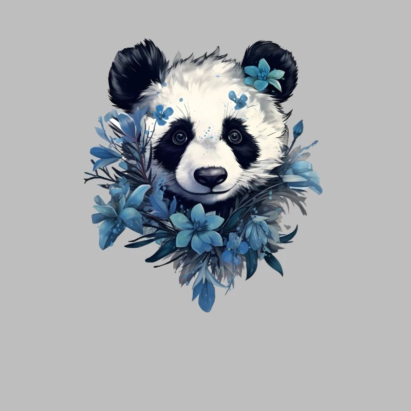Panda Flower Design