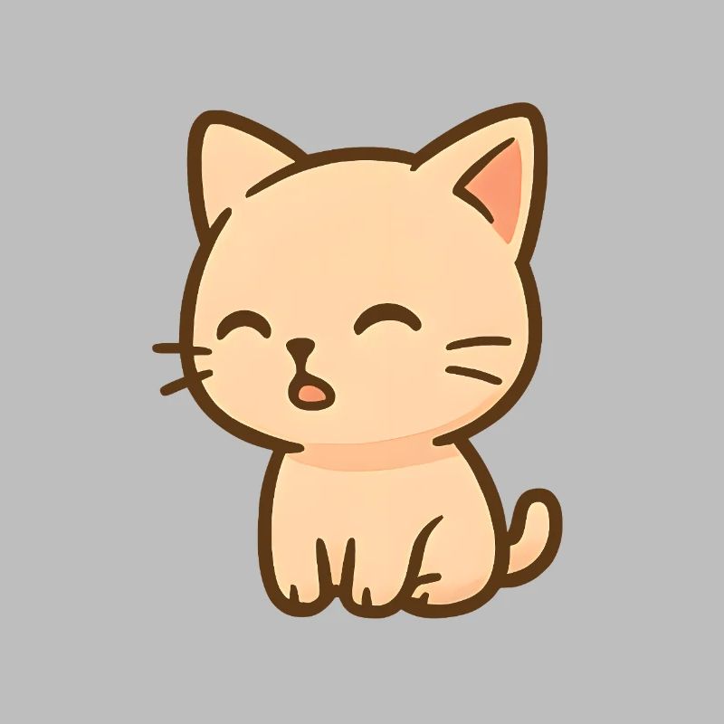 Chaton mignon Kawaii