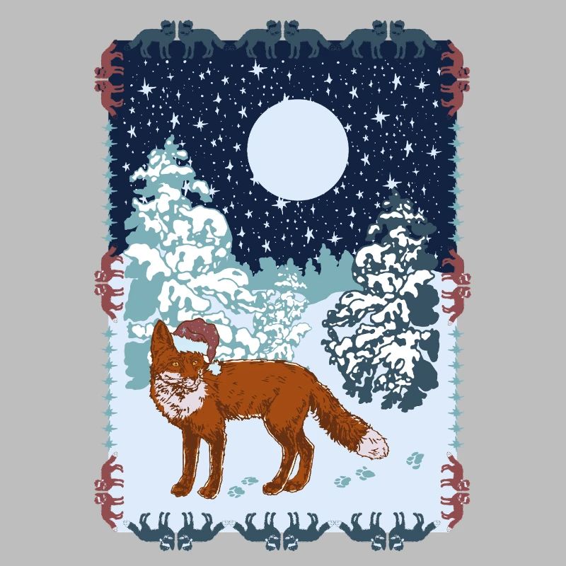 FOX UNDER MOONLIGHT