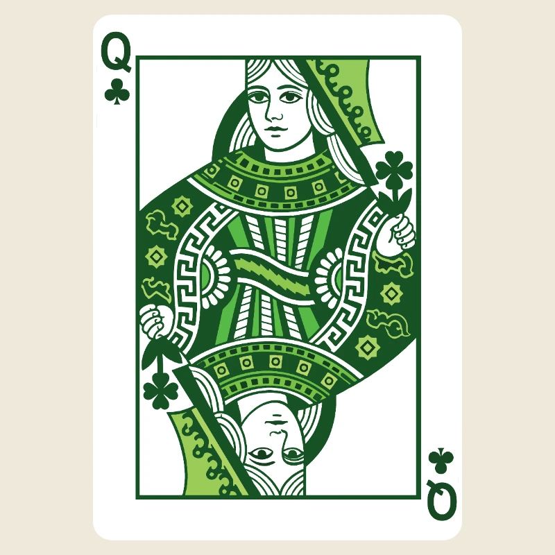 Queen Of Shamrock St Patrick's Irish