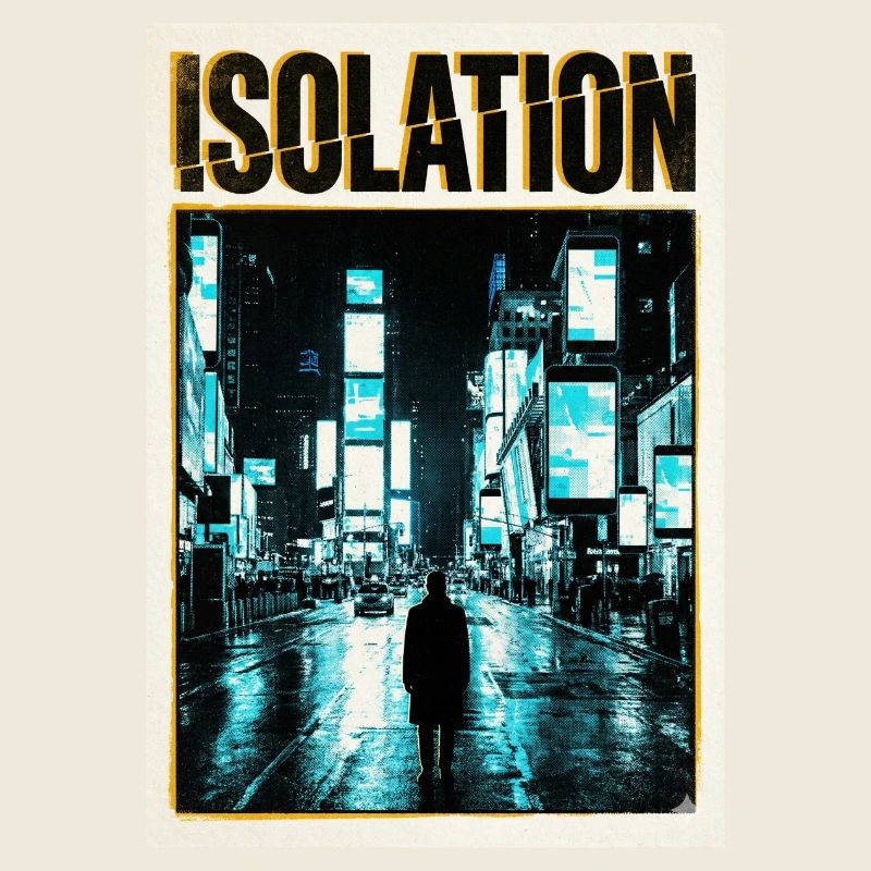 Isolation night in the Neon City